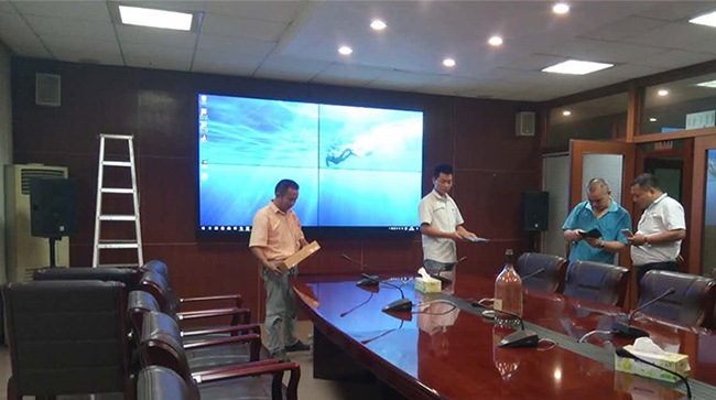 Foshan Nanhai 2X2 LCD splicing screen project