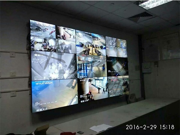 江苏喜来登酒店监控液晶拼接屏项目