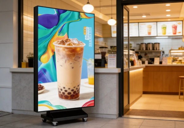 LED海报屏进化史：从单屏到前后折叠再到左右三折叠屏