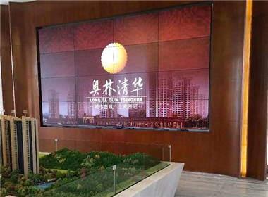 惠州市奥林清华营销中心拼接屏项目