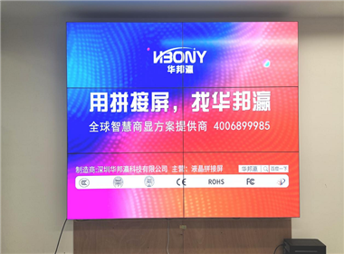 广东瑞新能源科技液晶拼接屏项目